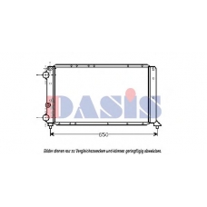 300230N AKS DASIS Радиатор, охлаждение двигателя