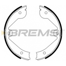 GF0314 BREMSI Комплект тормозных колодок, стояночная тормозная с