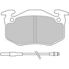 DBP350440 DURON Комплект тормозных колодок, дисковый тормоз