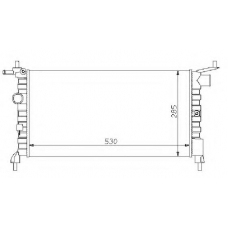 QER1245 QUINTON HAZELL Радиатор, охлаждение двигателя
