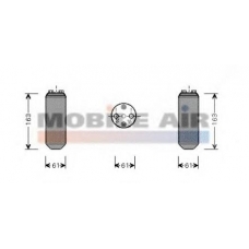 1300D037 VAN WEZEL Осушитель, кондиционер