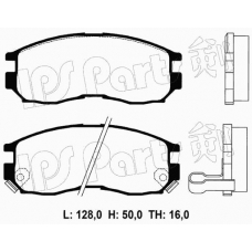 IBD-1530 IPS Parts Комплект тормозных колодок, дисковый тормоз