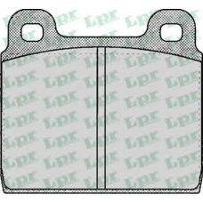 05P112 LPR Комплект тормозных колодок, дисковый тормоз