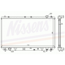 64758A NISSENS Радиатор, охлаждение двигателя