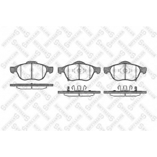 1065 002-SX STELLOX Комплект тормозных колодок, дисковый тормоз