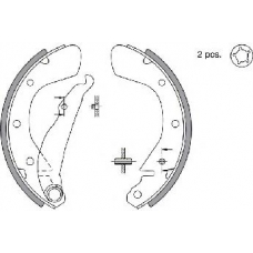 33507 SPIDAN Комплект тормозных колодок