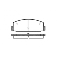 0179.20 QUINTON HAZELL Комплект тормозных колодок, дисковый тормоз