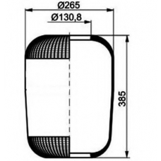 084.030-10A PE Automotive Кожух пневматической рессоры