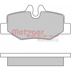 1170081 METZGER Комплект тормозных колодок, дисковый тормоз