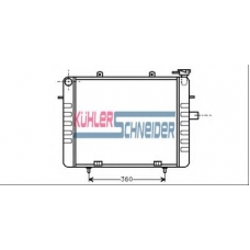 0601701 KUHLER SCHNEIDER Радиатор, охлаждение двигател