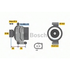 0 125 811 013 BOSCH Генератор