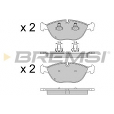 BP3571 BREMSI Комплект тормозных колодок, дисковый тормоз