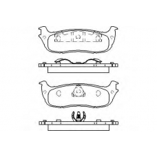 2475301 TEXTAR Комплект тормозных колодок, дисковый тормоз