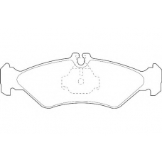 WBP21621A WAGNER LOCKHEED Комплект тормозных колодок, дисковый тормоз