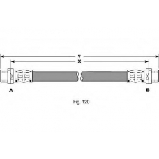 PHA343 TRW Тормозной шланг