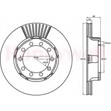 567120J JURID Тормозной диск