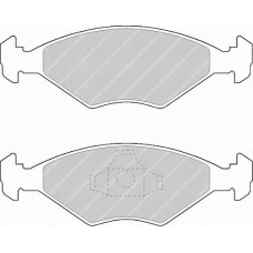 FDB896 FERODO Комплект тормозных колодок, дисковый тормоз