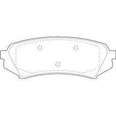 WBP23539A WAGNER LOCKHEED Комплект тормозных колодок, дисковый тормоз