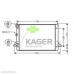 31-3166 KAGER Радиатор, охлаждение двигателя