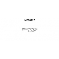 ME50227 VENEPORTE Средний глушитель выхлопных газов