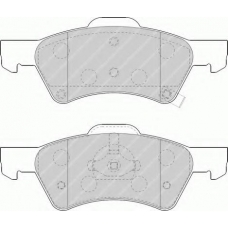 FQT1510 FERODO Комплект тормозных колодок, дисковый тормоз