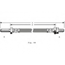 PHC230 TRW Тормозной шланг