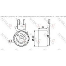 654086 AUTEX Натяжной ролик, ремень грм