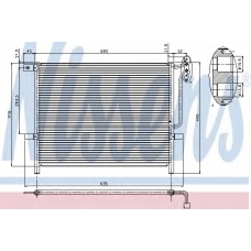 94894 NISSENS Конденсатор, кондиционер