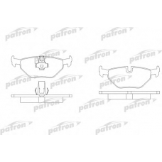 PBP1075 PATRON Комплект тормозных колодок, дисковый тормоз