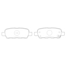 PN-2466 JNBK Колодки тормозные