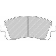 FDB1327 FERODO Комплект тормозных колодок, дисковый тормоз