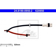 24.8190-0950.2 ATE Сигнализатор, износ тормозных колодок