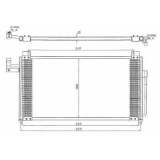 35341 NRF Конденсатор, кондиционер