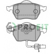 5000-1717 PROFIT Комплект тормозных колодок, дисковый тормоз