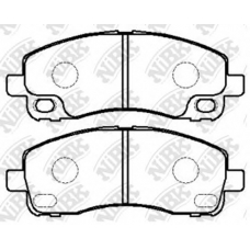 PN3515 NiBK Комплект тормозных колодок, дисковый тормоз