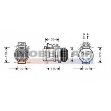6030K087 SCHLIECKMANN Компрессор, кондиционер