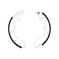 8DB 355 003-061 HELLA Комплект тормозных колодок