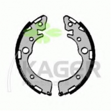 34-0087 KAGER Комплект тормозных колодок