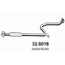 32.6018 ASSO Средний глушитель выхлопных газов