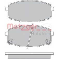 1170097 METZGER Комплект тормозных колодок, дисковый тормоз