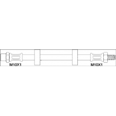 G1912.00 WOKING Тормозной шланг