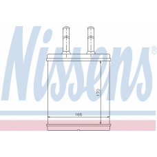 77613 NISSENS Теплообменник, отопление салона