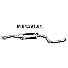 04.391.81 EBERSPACHER Средний глушитель выхлопных газов