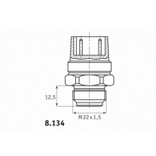 8.134.10.325 BEHR Термовыключатель, вентилятор радиатора