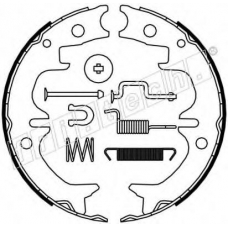 1115.314K fri.tech. Комплект тормозных колодок, стояночная тормозная с