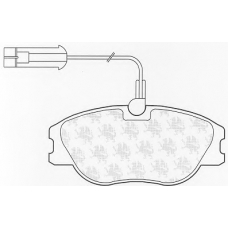 BP969 QH Benelux Комплект тормозных колодок, дисковый тормоз