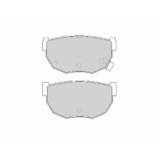 FD6349A NECTO Комплект тормозных колодок, дисковый тормоз