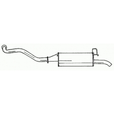 50626 SIGAM Глушитель выхлопных газов конечный