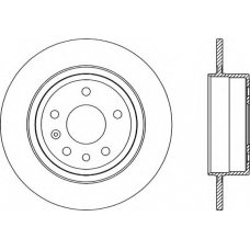 BDR2035.10 OPEN PARTS Тормозной диск