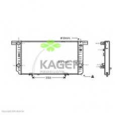 31-2952 KAGER Радиатор, охлаждение двигателя